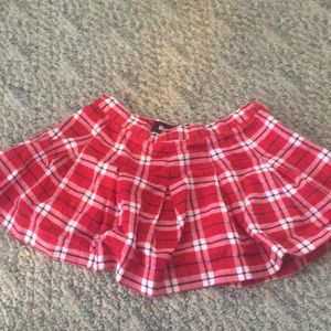 plaid skirt